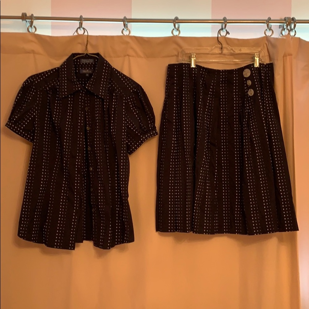 Faconnable Shirt and Skirt